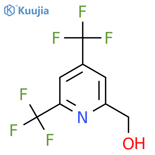 2-PYRIDINEMETHANOL, 4,6-BIS(TRIFLUOROMETHYL)- structure