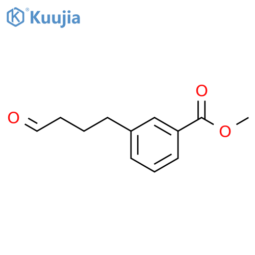 methyl 3-(4-oxobutyl)benzoate structure
