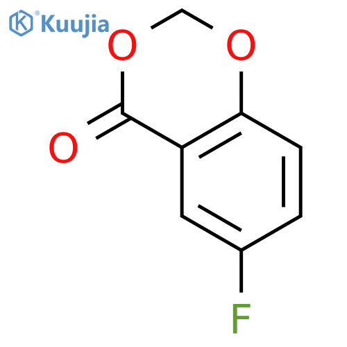 4H-1,3-Benzodioxin-4-one, 6-fluoro- structure