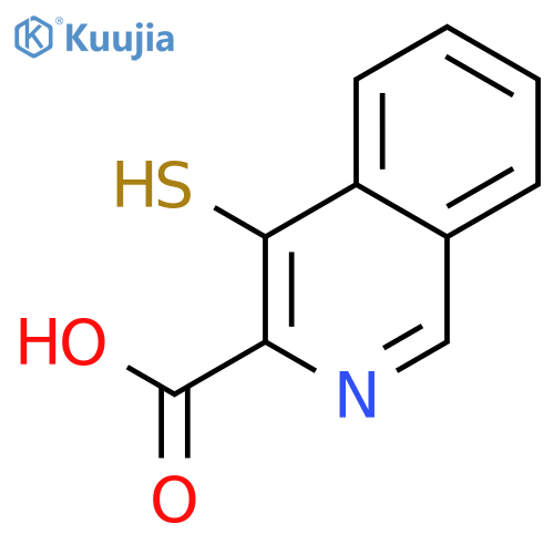 3-Isoquinolinecarboxylic acid, 4-mercapto- structure