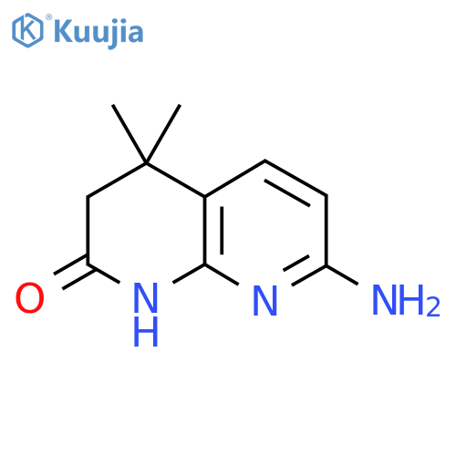 7-Amino-4,4-dimethyl-3,4-dihydro-1,8-naphthyridin-2(1H)-one structure