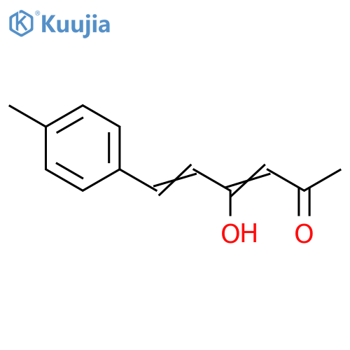 3,5-Hexadien-2-one, 4-hydroxy-6-(4-methylphenyl)- structure