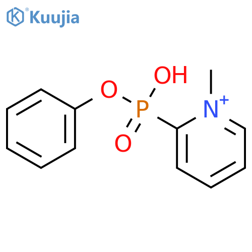 Pyridinium, 2-(hydroxyphenoxyphosphinyl)-1-methyl- structure