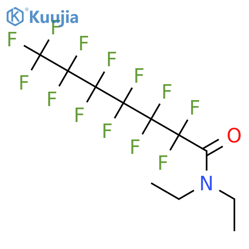 Heptanamide, N,N-diethyl-2,2,3,3,4,4,5,5,6,6,7,7,7-tridecafluoro- structure