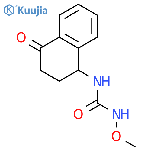 Urea, N-methoxy-N'-(1,2,3,4-tetrahydro-4-oxo-1-naphthalenyl)- structure
