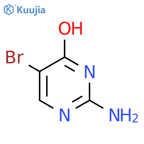 2-Amino-5-bromo-4-pyrimidinol structure