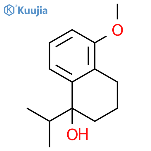 1-Naphthalenol, 1,2,3,4-tetrahydro-5-methoxy-1-(1-methylethyl)- structure