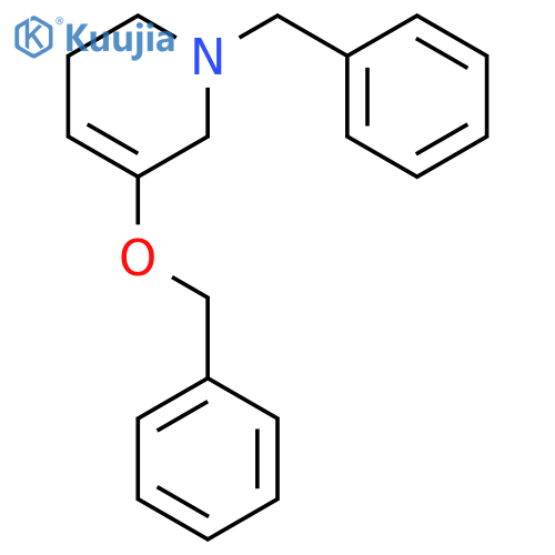 Pyridine, 1,2,3,6-tetrahydro-5-(phenylmethoxy)-1-(phenylmethyl)- structure