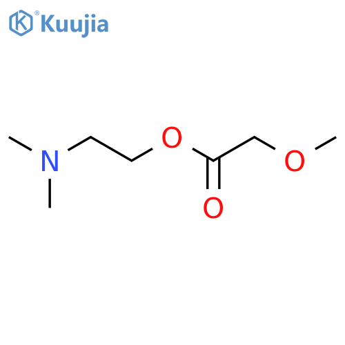 Acetic acid, methoxy-, 2-(dimethylamino)ethyl ester structure