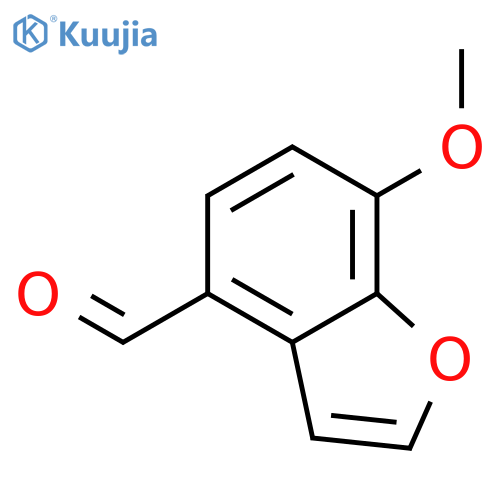 7-methoxy-1-benzofuran-4-carbaldehyde structure