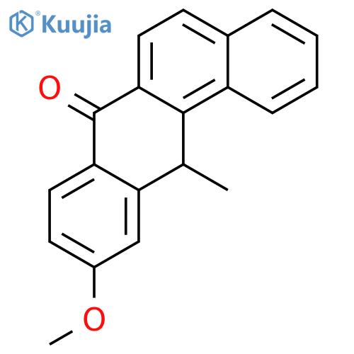 Benz[a]anthracen-7(12H)-one, 10-methoxy-12-methyl- structure