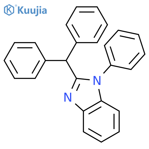 2-Benzhydryl-1-phenyl-1H-benzo[d]imidazole structure