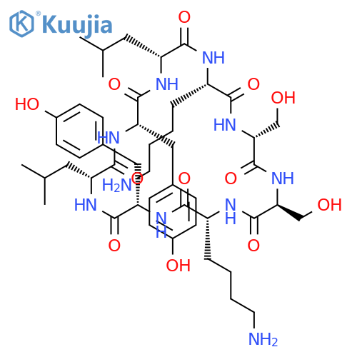 CYCLO(D-LEUCYL-L-LYSYL-D-SERYL-L-SERYL-D-LYSYL-L-TYROSYL-D-LEUCYL-L-TYROSYL) structure