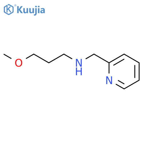 (3-methoxypropyl)[(pyridin-2-yl)methyl]amine structure