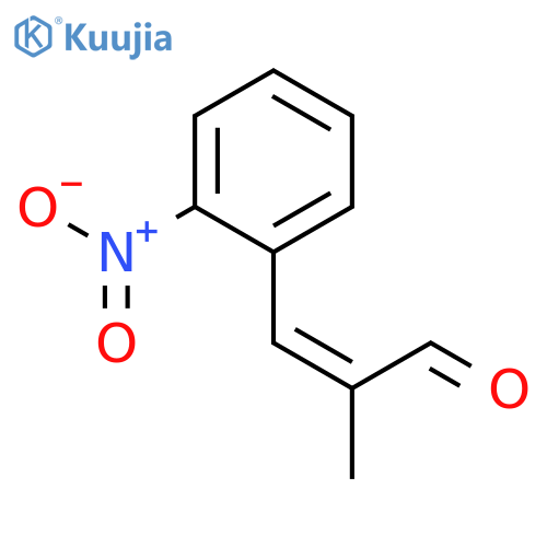 2-Propenal, 2-methyl-3-(2-nitrophenyl)- structure