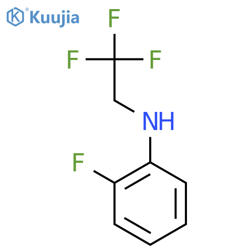 2-fluoro-N-(2,2,2-trifluoroethyl)aniline structure