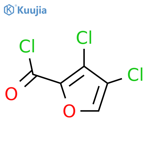 2-Furancarbonyl chloride, 3,4-dichloro- structure