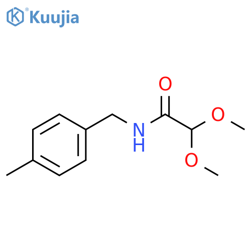 Acetamide, 2,2-dimethoxy-N-[(4-methylphenyl)methyl]- structure