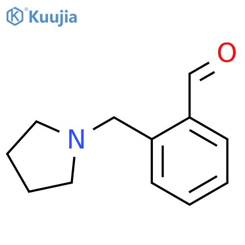 2-(Pyrrolidin-1-ylmethyl)benzaldehyde structure