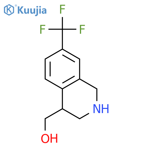 4-Isoquinolinemethanol, 1,2,3,4-tetrahydro-7-(trifluoromethyl)- structure