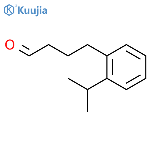 4-2-(propan-2-yl)phenylbutanal structure