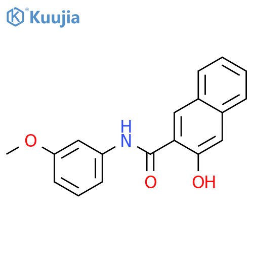 3-Hydroxy-N-(3-methoxyphenyl)-2-naphthamide structure
