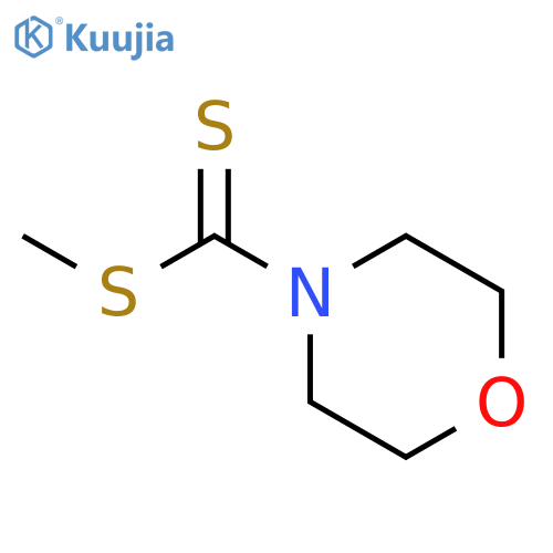 4-Morpholinecarbodithioic acid, methyl ester structure