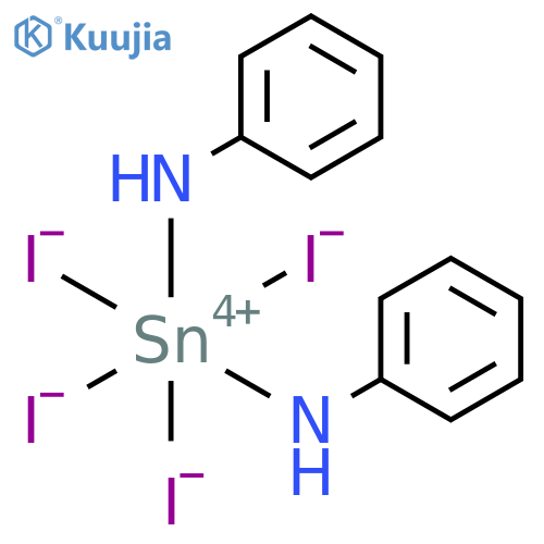 Tin, bis(benzenamine)tetraiodo- structure