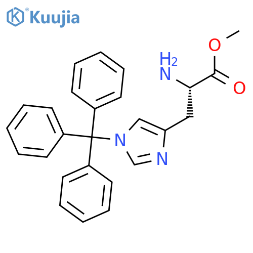 H-His(Trt)-OMe.HCl structure