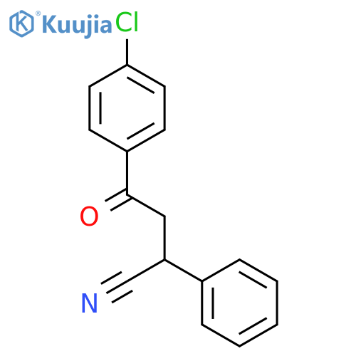 4-Chloro-γ-oxo-α-phenylbenzenebutanenitrile structure
