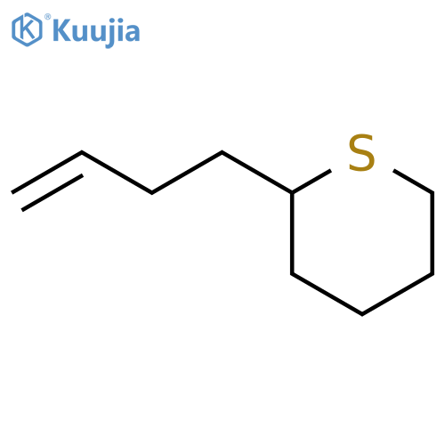 2H-Thiopyran, 2-(3-butenyl)tetrahydro- structure