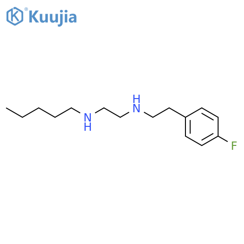 1,2-Ethanediamine, N-[2-(4-fluorophenyl)ethyl]-N'-pentyl- structure