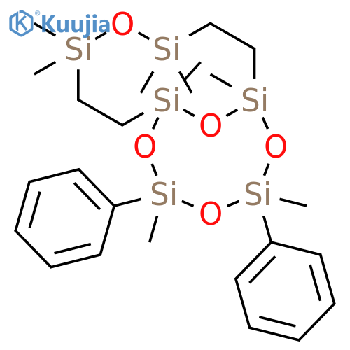 5,10,12,14,15-PENTAOXA-1,4,6,9,11,13-HEXASILABICYCLO[7.5.1]PENTADECANE, 1,4,4,6,6,9,11,13-OCTAMETHYL-11,13-DIPHENYL- structure