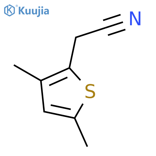 2-Thiopheneacetonitrile,3,5-dimethyl- structure
