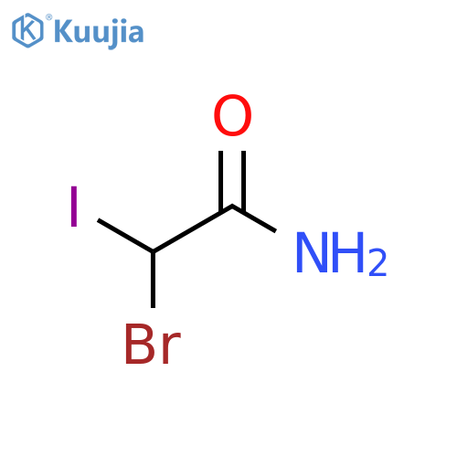 2-bromo-2-iodoacetamide structure