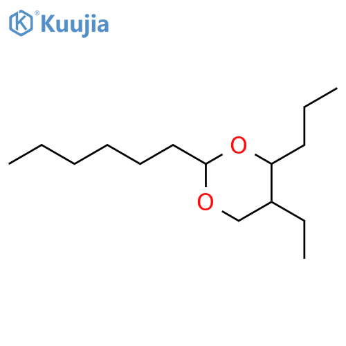 1,3-Dioxane,5-ethyl-2-hexyl-4-propyl- structure