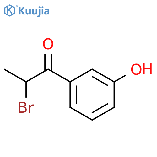 1-PROPANONE, 2-BROMO-1-(3-HYDROXYPHENYL)- structure
