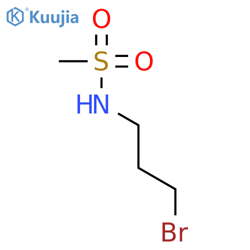 N-(3-bromopropyl)methanesulfonamide structure