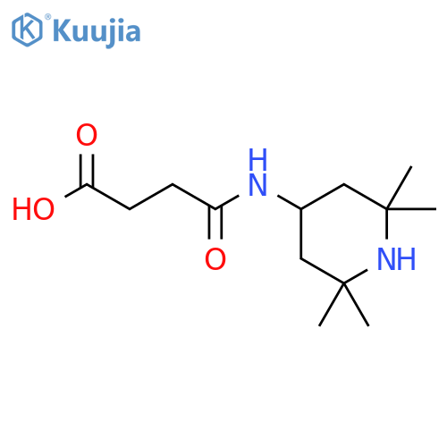 4-Oxo-4-[(2,2,6,6-tetramethylpiperidin-4-yl)amino]butanoic acid structure