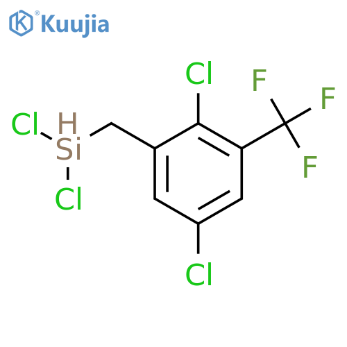 Silane, dichloro[2,5-dichloro-3-(trifluoromethyl)phenyl]methyl- structure