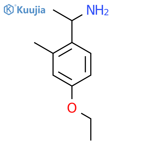 1-(4-ethoxy-2-methylphenyl)ethan-1-amine structure