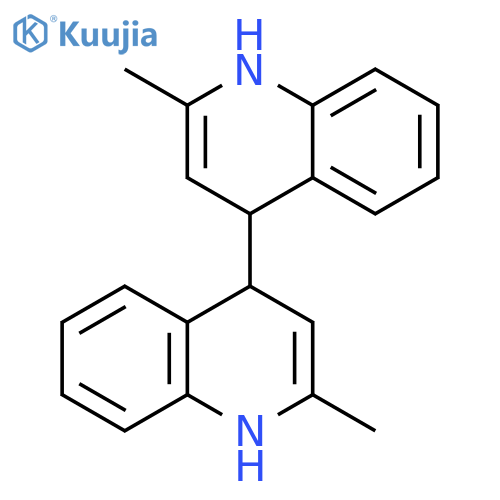 4,4'-BIQUINOLINE, 1,1',4,4'-TETRAHYDRO-2,2'-DIMETHYL- structure