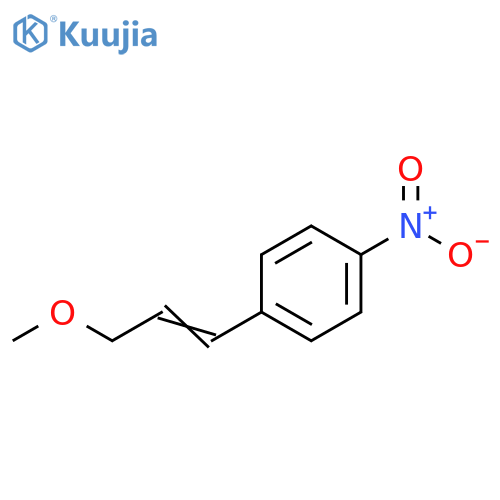 Benzene, 1-(3-methoxy-1-propenyl)-4-nitro- structure
