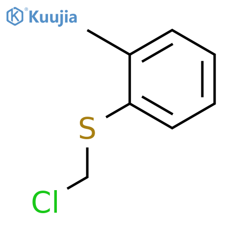 1-(chloromethyl)sulfanyl-2-methylbenzene structure