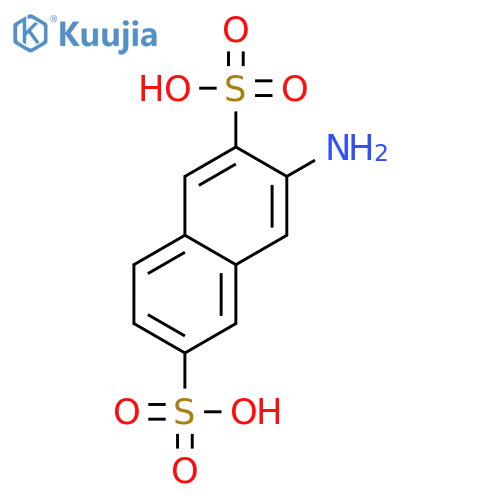 2,6-Naphthalenedisulfonic acid, 3-amino- structure