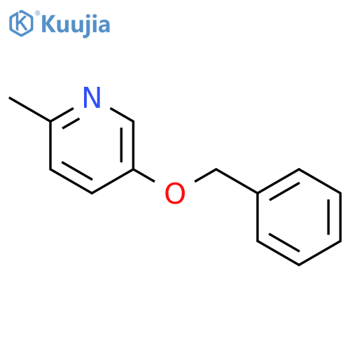 Pyridine, 2-methyl-5-(phenylmethoxy)- structure