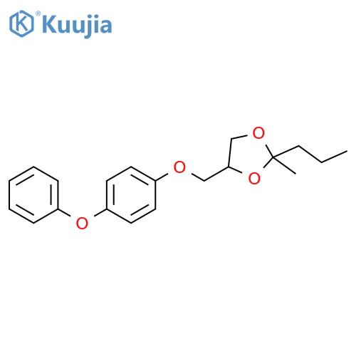 1,3-Dioxolane, 2-methyl-4-[(4-phenoxyphenoxy)methyl]-2-propyl- structure