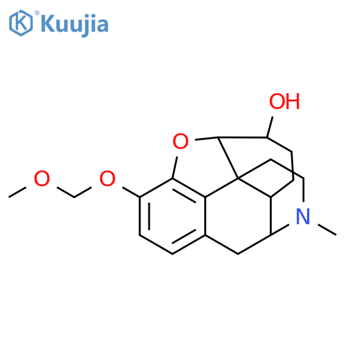 Morphinan-6-ol,4,5-epoxy-3-(methoxymethoxy)-17-methyl-, (5a,6a)- (9CI) structure