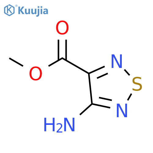 Methyl 4-amino-1,2,5-thiadiazole-3-carboxylate structure