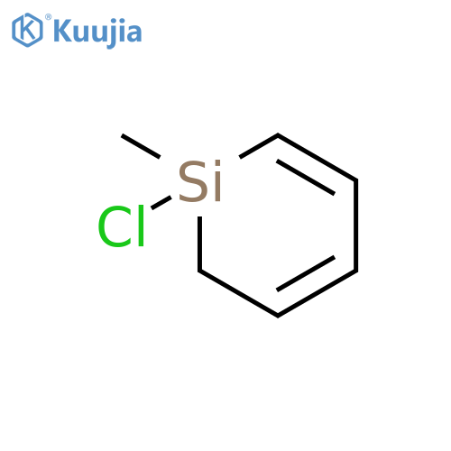 Silacyclohexa-2,4-diene, 1-chloro-1-methyl- structure